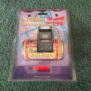 Rare Vintage Budweiser Ultimate Fun 35mm Camera NIB